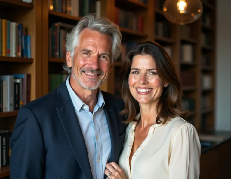 Couple élégant dans un appartement parisien, vie privée et complicité discrète